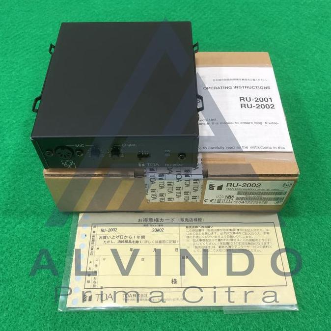 Promo TOA RU-2002 (Amplifier Control Unit / RU 2002) Diskon