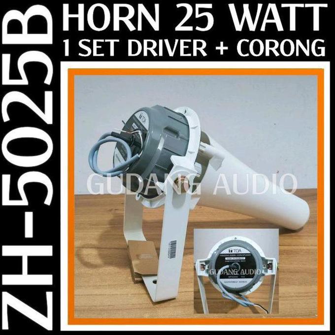 Promo ZH-5025B HORN SPEAKER CORONG TOA MASJID ZH-5025B ZH 5025 25 WATT Diskon