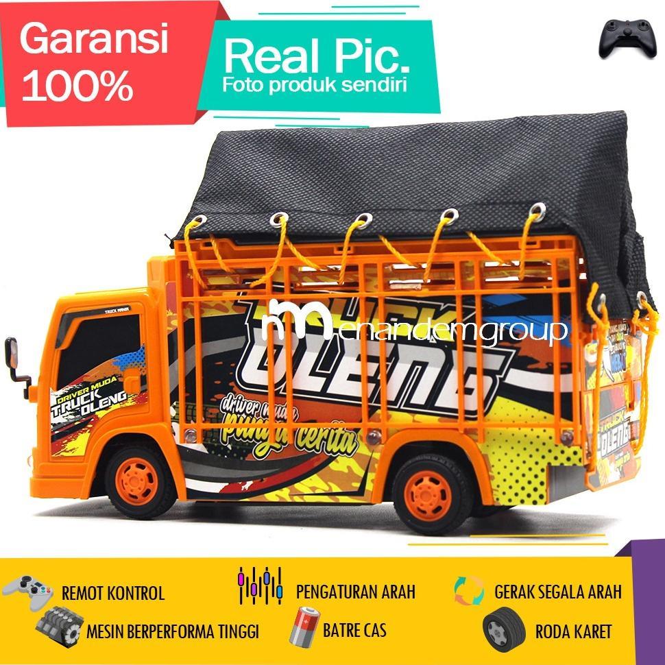 Best Deals Mainan Mobil Remot Kontrol Rc Truk Dump Truk Fuso Oleng Basuri Telolet Angkut Barang Terp