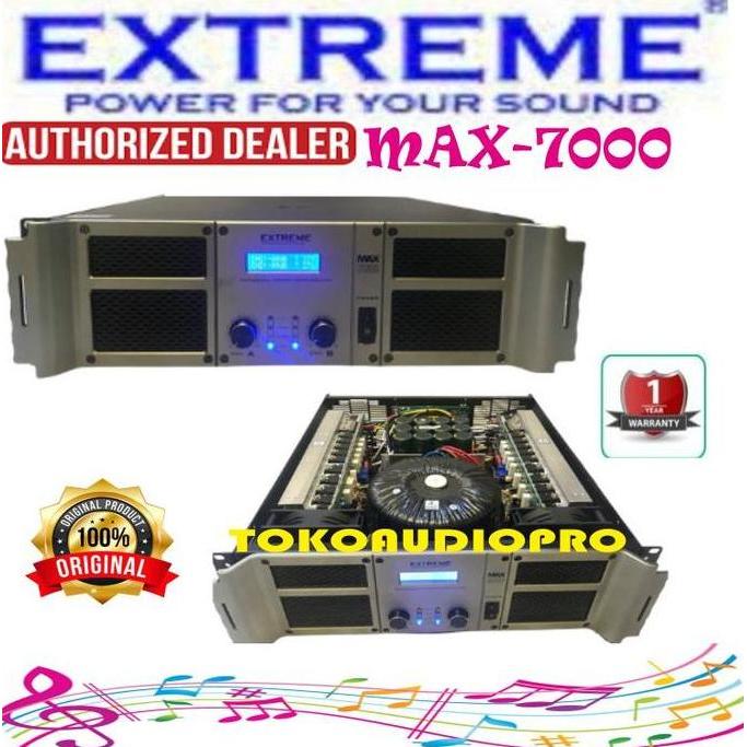 Promo Power Extreme MAX7000 Power Amplifier Extreme Max-7000 Diskon