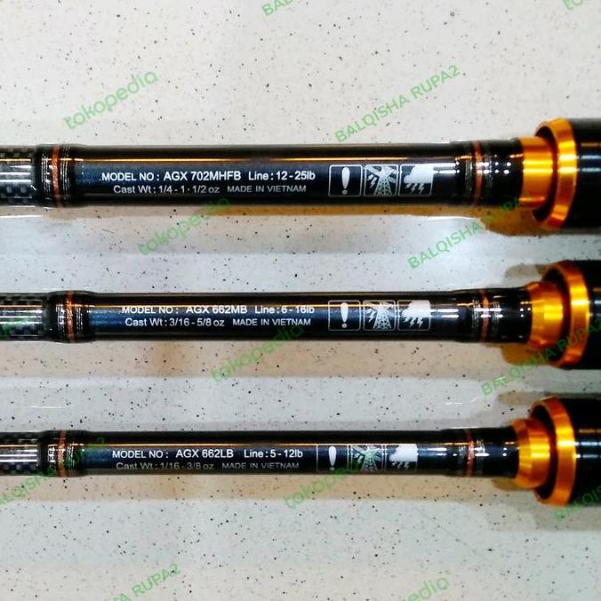 Joran Daiwa Aegis X - Bc Rod - Baitcast - Garansi Indonesia - Fuji Sic