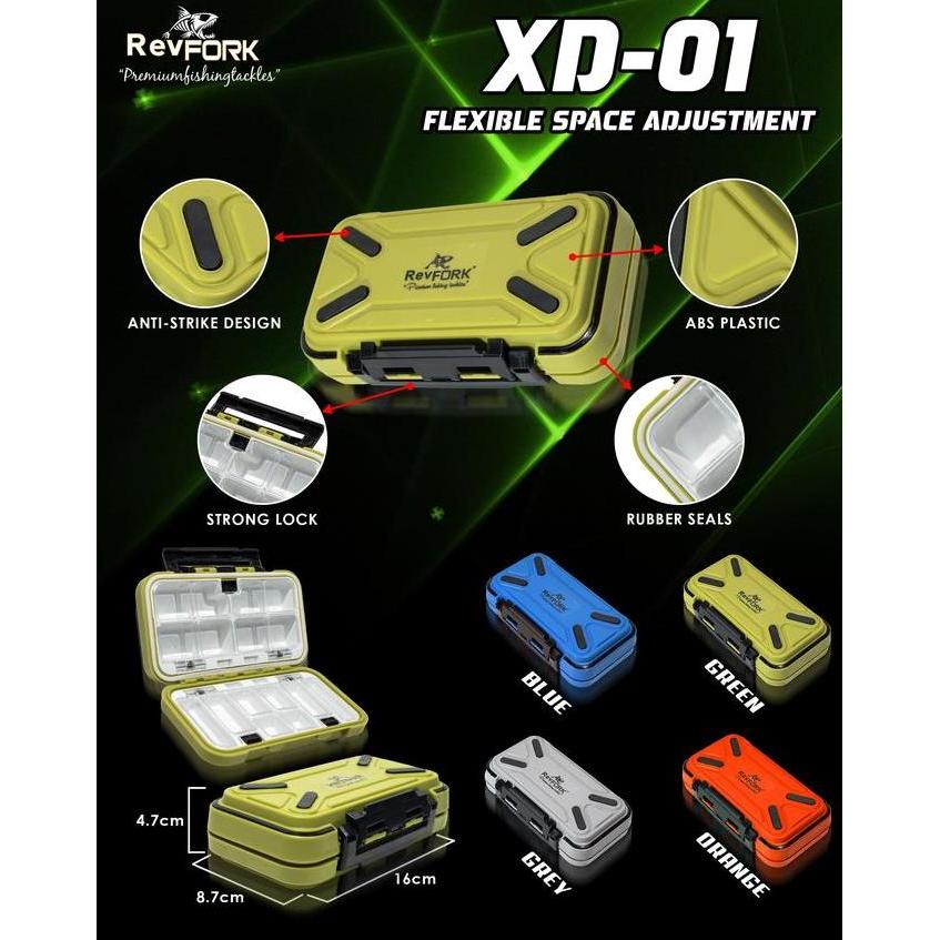 Tackle Box Revfork Xd-01 | Waterproof Tackle Box