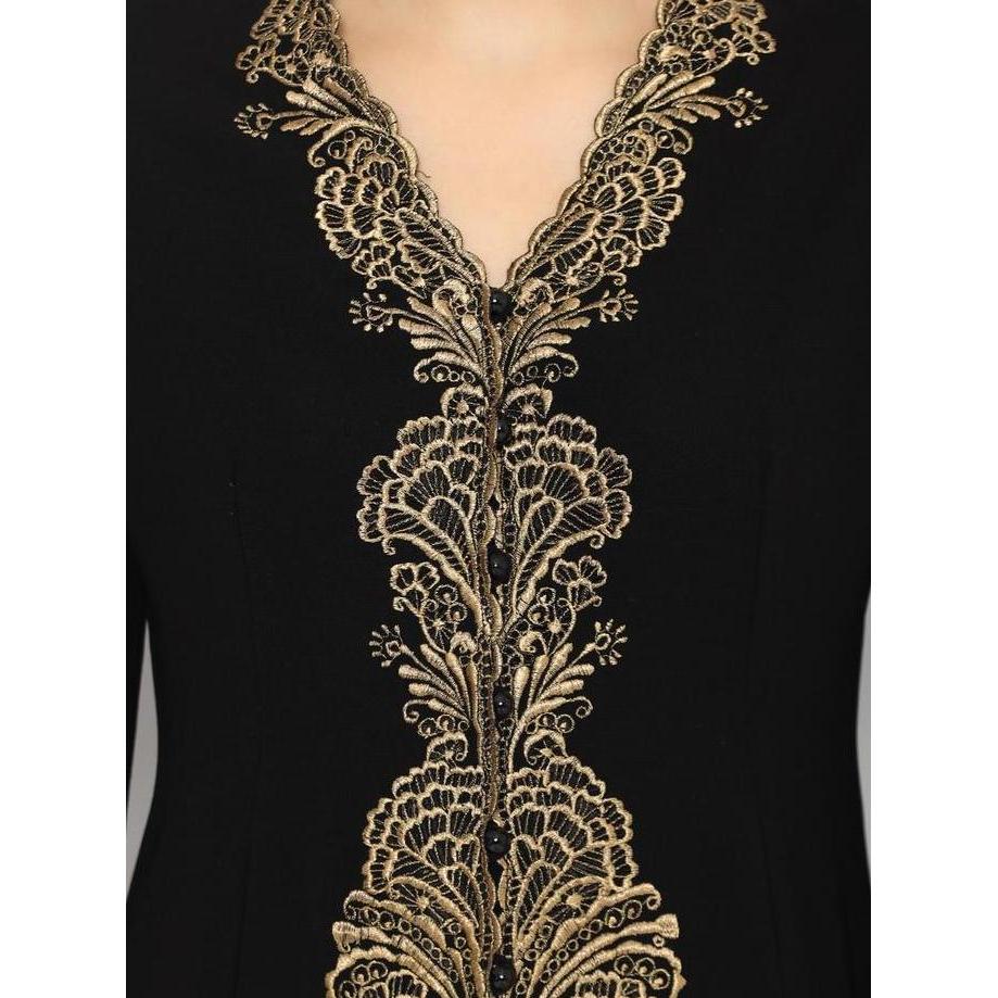 Lyne Halim Kebaya Bordir Emas, 7397 - Hitam.