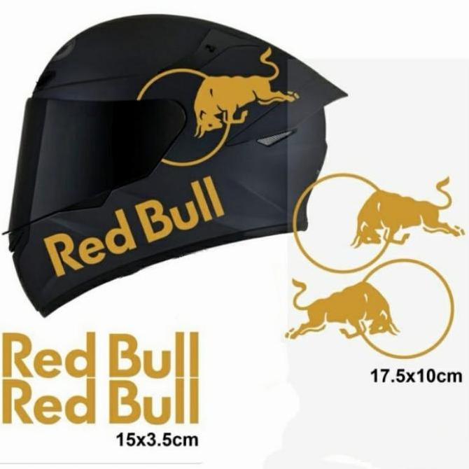 TERMURAH STIKER REDBULL HELM KYT TERMURAH READY STOCK