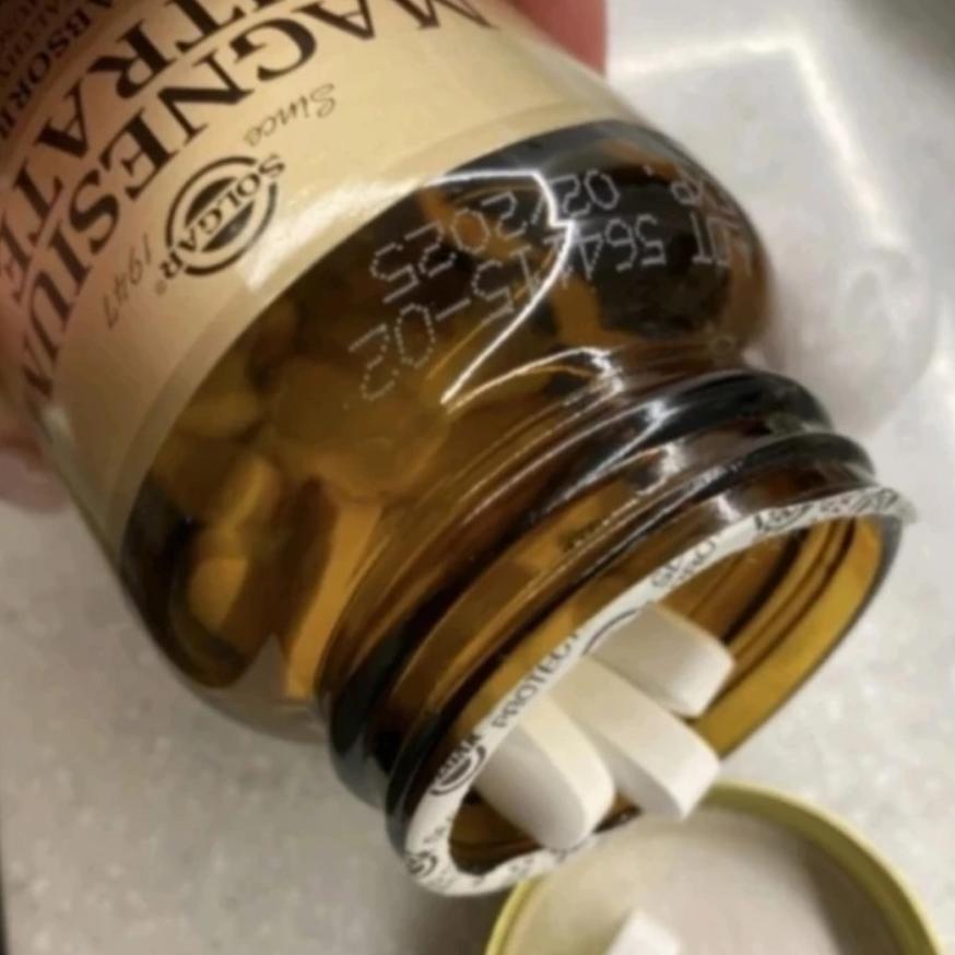 Solgar Magnesium Citrate, 120 Tablets Usa November 2027 Original