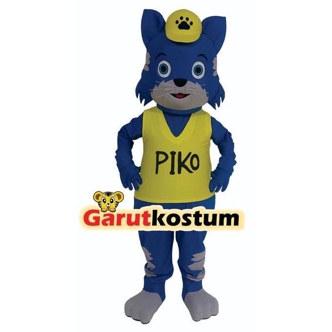 SIAPKIRIM Kostum maskot badut kucing fiko setelan dewasa lucu karnaval Jubah READY STOCK