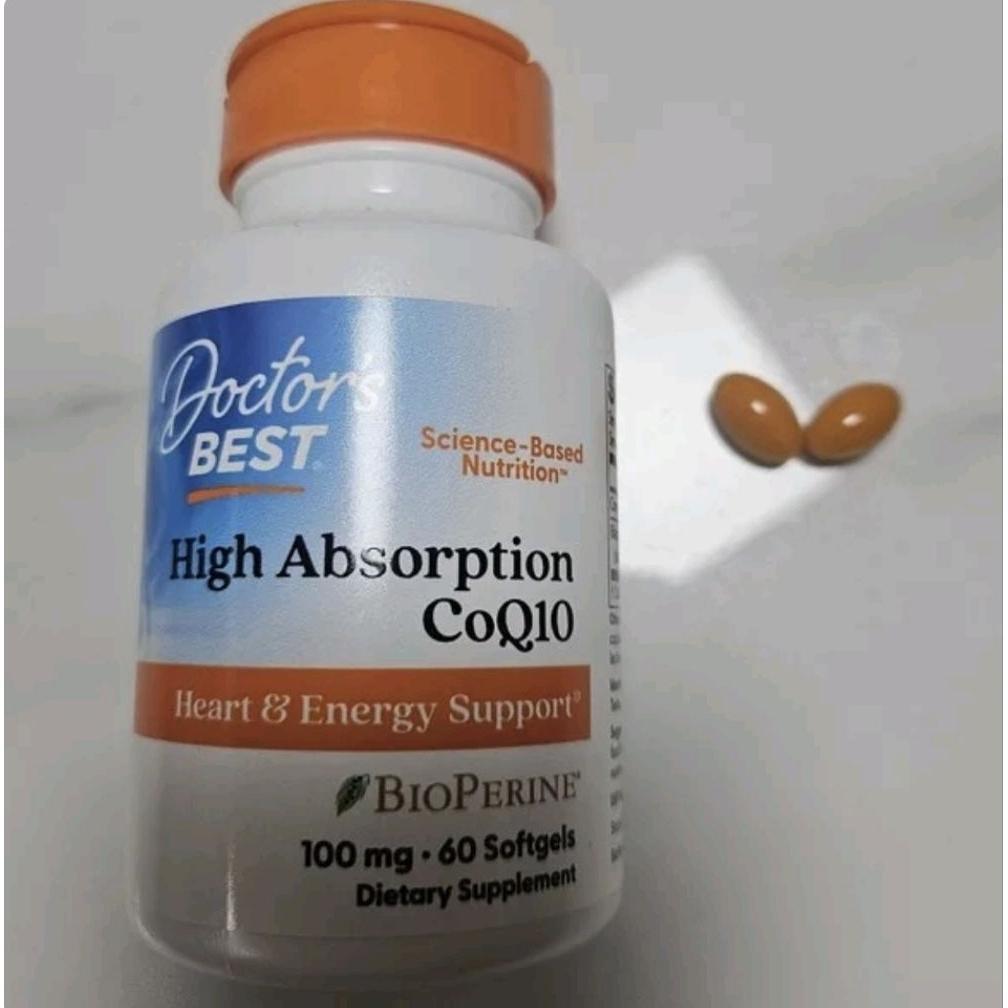 Doctor'S Best High Absorption Coq10 Bioperine120 Softgels Coenzyme Original
