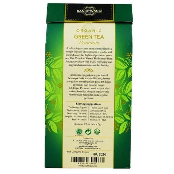 Ready Bankitwangi Organic Green Tea 60gr - Teh Organik,Teh Hijau,Teh Premium