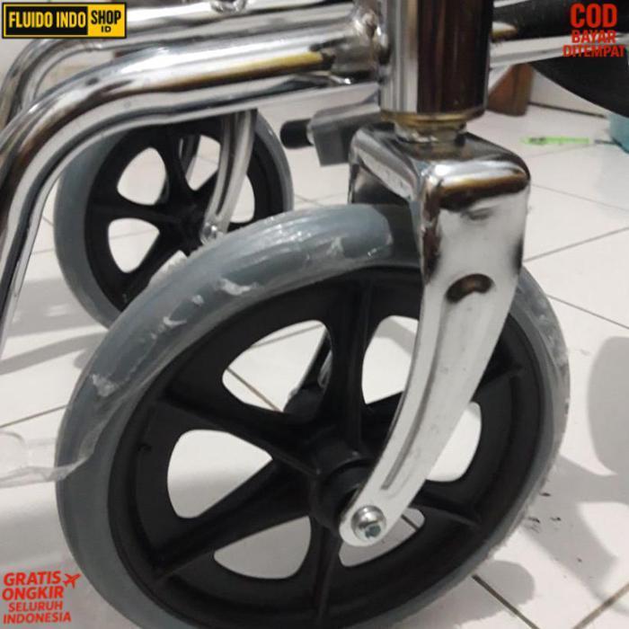 Exclusive Roda Depan Kursi Roda 8 Inch - Kursi Roda "Diameter Full 20 Cm" - Roda Kursi Roda - Roda B