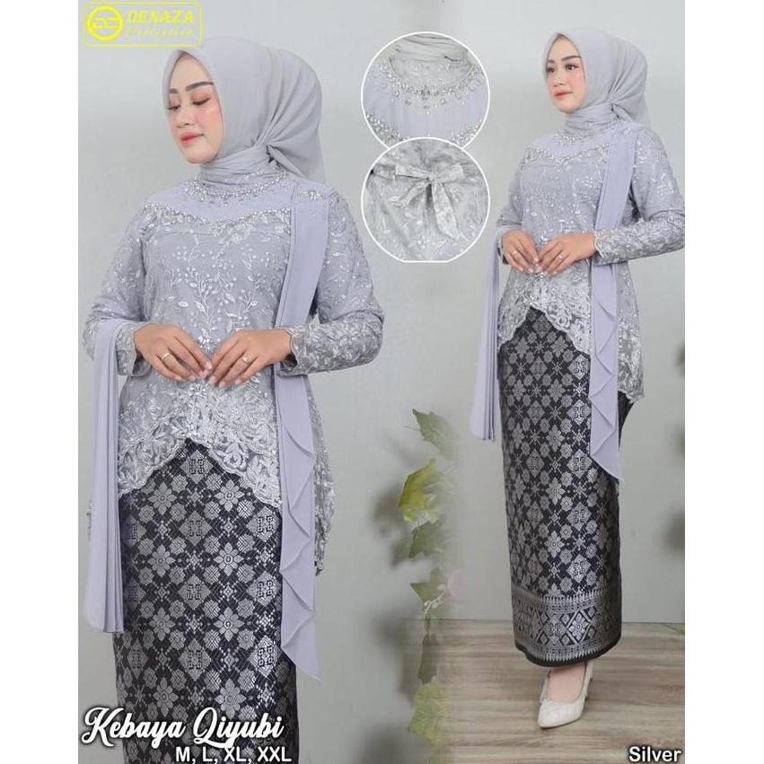STELAN DAN ATASAN KEBAYA QIYUBI ROK SONGKET/STELAN KEBAYA LAMARAN