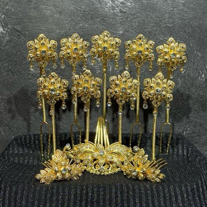 Set Perhiasan Pengantin Jawa Solo Premium ANYELIR