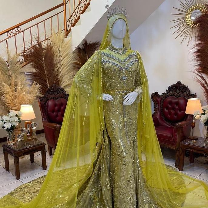 Gaun pengantin Slim premium Jumbo | Gaun pengantin full payet Pernikahan