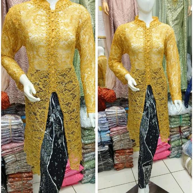 kebaya ibu besan model tunik full payet