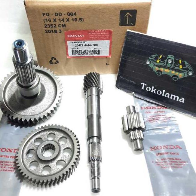 GIGI RASIO GEAR BOX RASIO BEAT FI ESP SCOOPY DONAT PNP BEAT SCOOPY FI GENIO K0J K44 K81 BARU ORIGINA