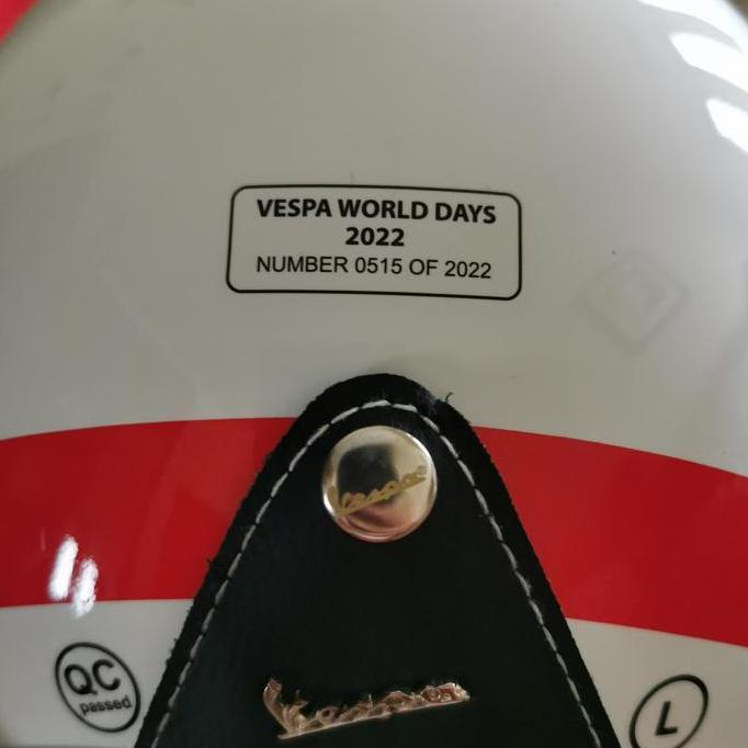 DISKON Helm VWD Vespa World Days 2022 Piaggio Limited Size L READY STOCK