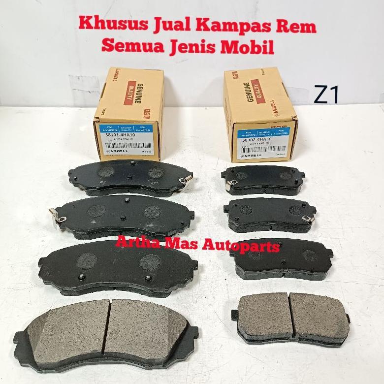 KAMPAS REM SET HYUNDAI H1 KOMPLIT DEPAN BELAKANG HYUNDAI H1