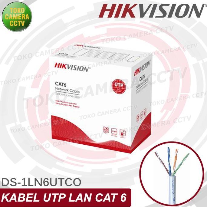 Sabarshopss - KABEL LAN CAT6 HIKVISION CAT 6 HIKVISION DS-1LN6UTC PER ROLL