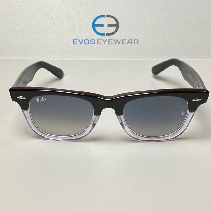 Kacamata rayban wayfarer ferry maryadi hitam gradasi Lensa kaca USA 2140 Sunglasses Grafir