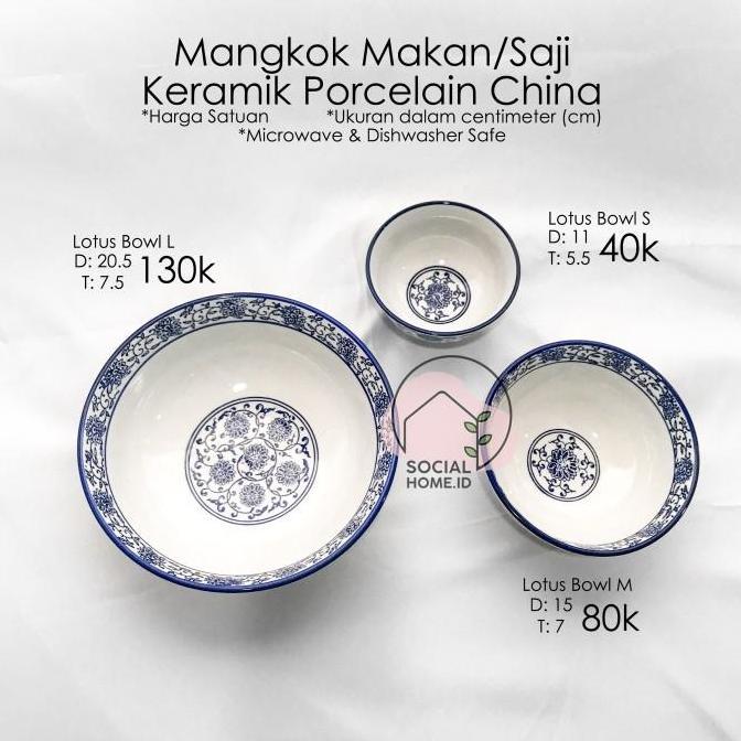 Bestone- Tray Mangkok Mangkuk Nampan Saucer Makan Keramik China Porcelain Motif