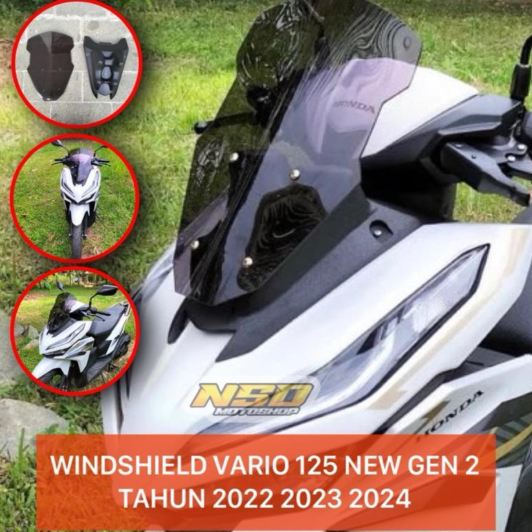 Aksesoris Vario 125 Gen2 Windshield Vario 125 New Gen2 2022 2023 2024