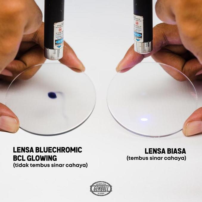 GEMBULL GLASSES - LENSA BCL GLOWING BLUECROMIC ANTI EMBUN PROTEKSI MAKSIMAL