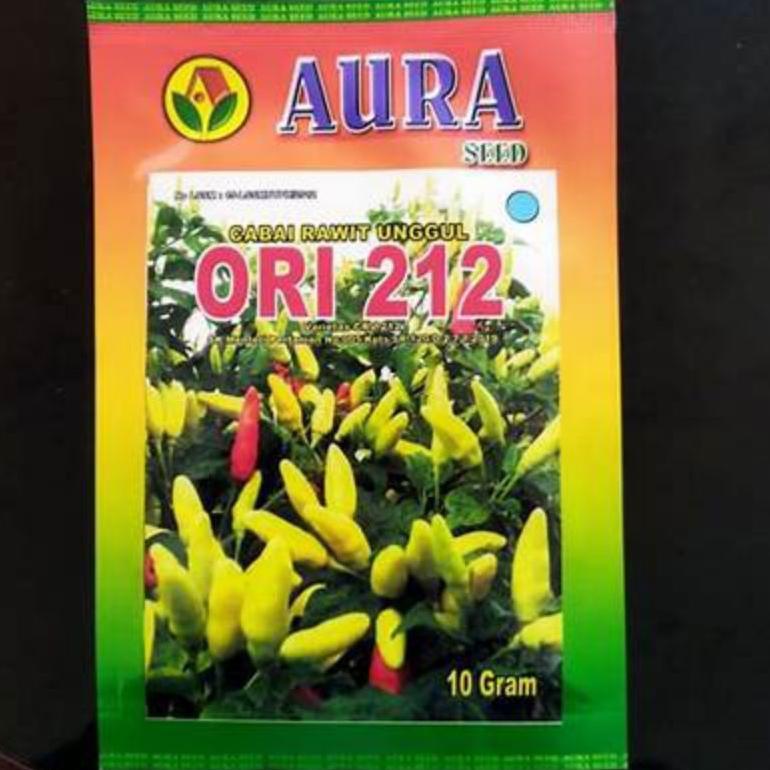 090 - Benih Cabe Rawit Merah ORI 212 by Auraseed Indonesia 10 gram  - ORI 212 Benih Cabe Viral