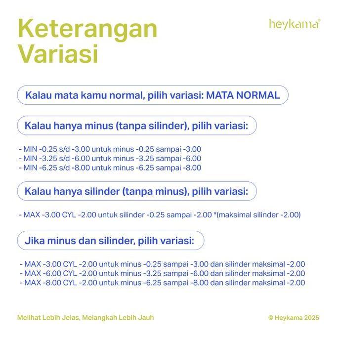 heykama - Lensa Bluechromic