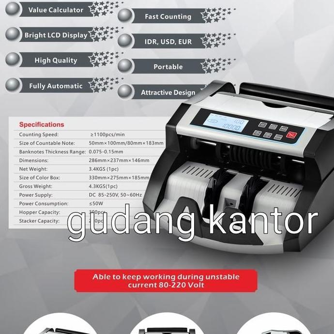 MESIN HITUNG UANG iNOTE BC-50 VM Display LCD / Money Counter 50VM