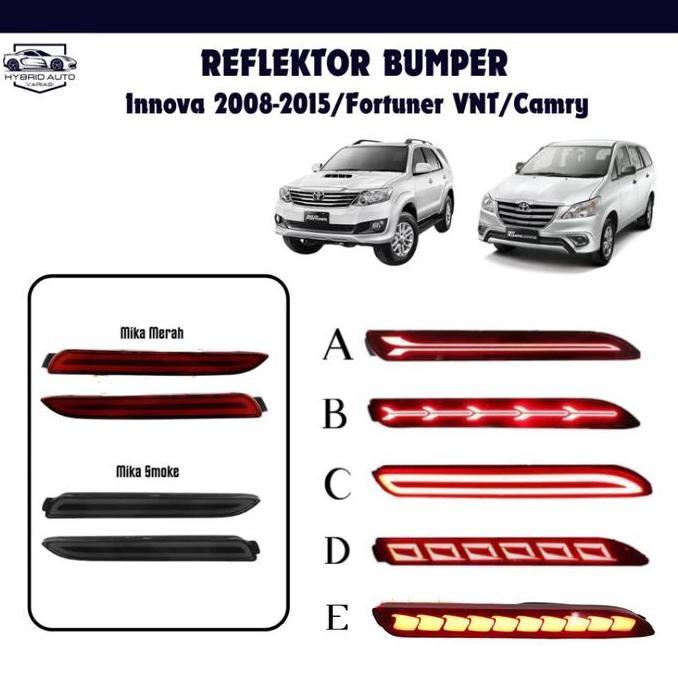 Ready Lampu Reflektor Bumper Innova Lama Old 2008-2015 Fortuner Vnt Camry 2006-2014 Mata Kucing Led 