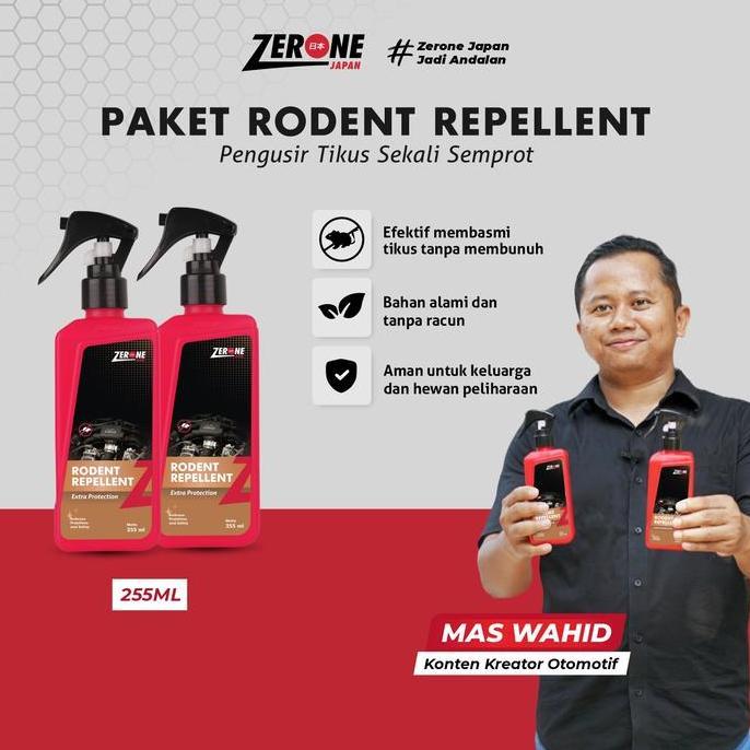 Zerone Japan Semprotan Pengusir Tikus Mobil Rodent Repellent