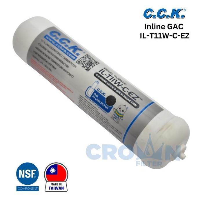 CCK GAC Filter Air Inline / Post Carbon IL-T11W-C-EZ BEST QUALITY