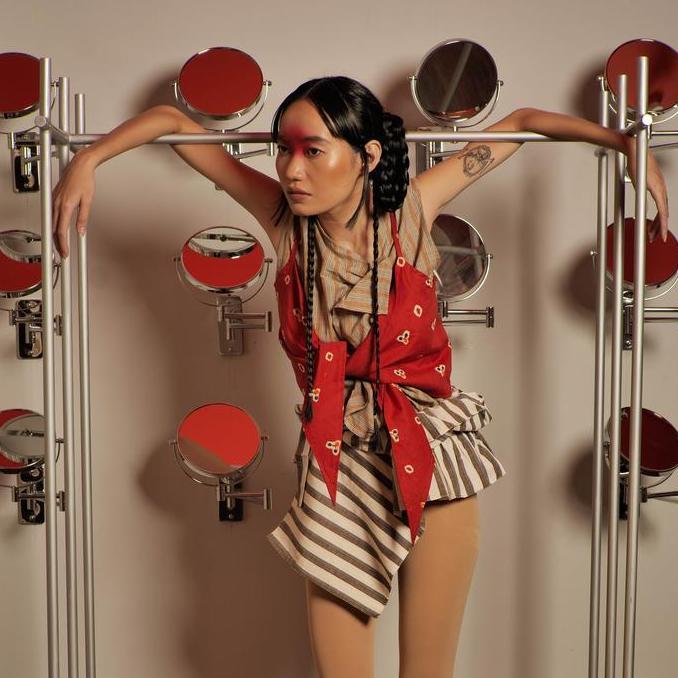 Senja Sore - Layung Top Jumputan