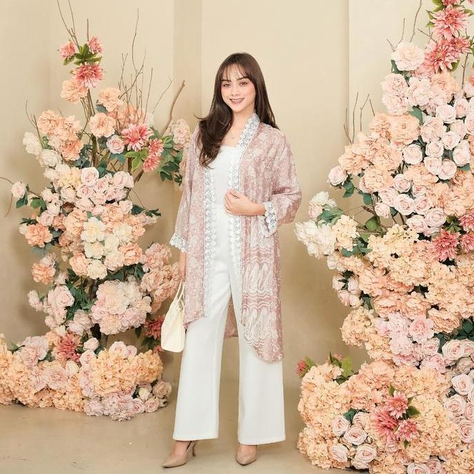 CLARA Outer Batik Renda Kondangan Viscose Fit Loose