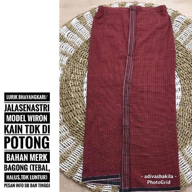 Laristerbaik- Adiva-- Lurik Psr Sarung / Wiron Bhayangkari Persit Jalasenastri Sudah Jadi Bawahan Sa