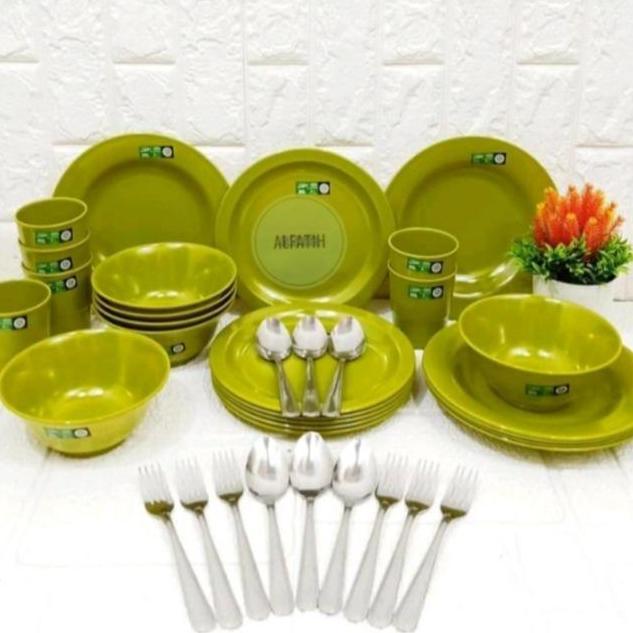 Sale Set Peralatan Makan Melamin Original