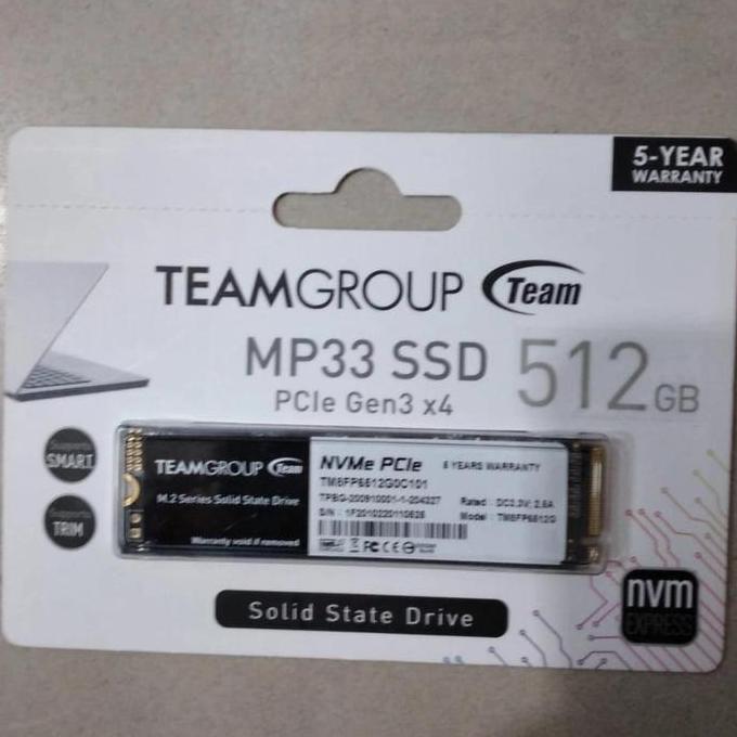 NEW Team Group MP33 / MP 33 SSD NVMe M.2 512 GB