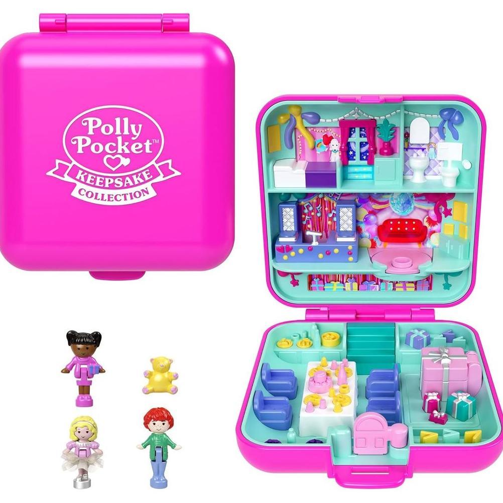 Polly Pocket Mattel 80th Anniversary Tribute Pencil Case Set