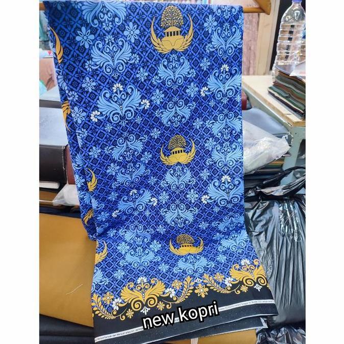 Newgir- Kain Batik Seragam New Korpri Terbaru / Bahan Batik Katun Seragam Korpri (Hrg 50 Cm)