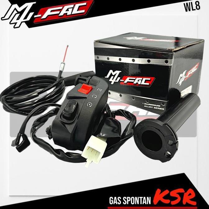 GAS SPONTAN KSR [  ] Ninja Satria Fu Sonic Mx Jupiter Vixion Tiger Supra Dll