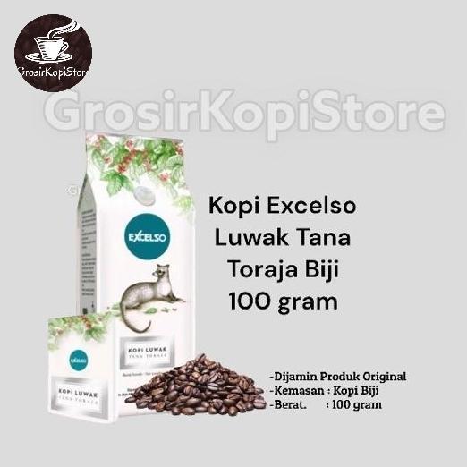 kopi biji Luwak Toraja Excelso 100% Original