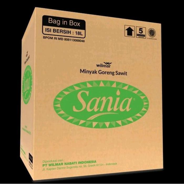Minyak goreng sania 18 liter bib