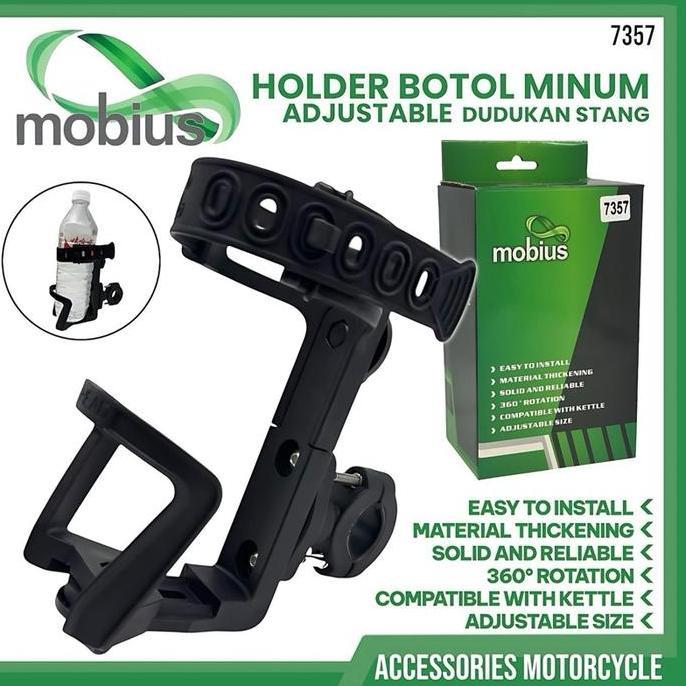 HOLDER BREKET TEMPET BOTOL MINUM BRACKET UNIVERSAL SEPEDA MOTOR AKSESORIS TOURING