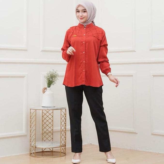 Newrelig- Nuriya Blus Rayon Twill Premium Atasan Wanita