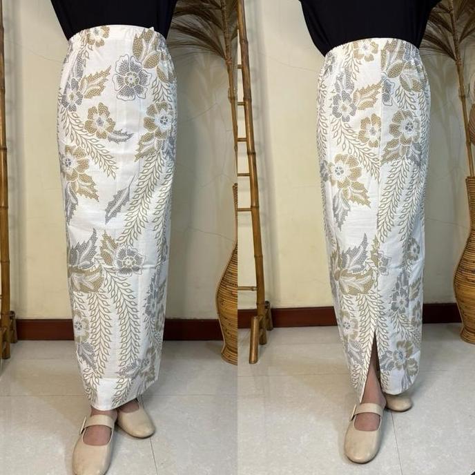 Newrelig- Ukhakyue Rok Batik Span Bawahan Kebaya Rok Batik Kondangan Setelan Wanita Remaja Kekinian 