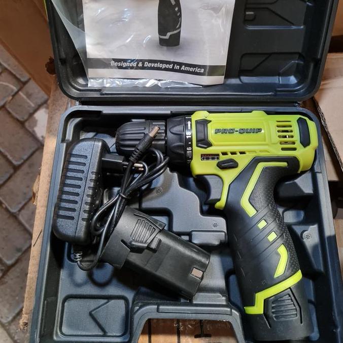 :::::::] Bor Cas Baterai 12 Volt PROQUIP QM 63 Li Bor Cas 12 V Baterai Litium