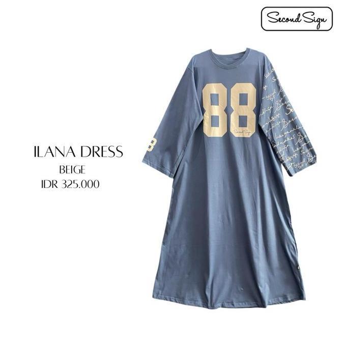 Sale Secondsign - Ilana Dress Panjang Wanita