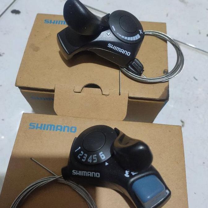 Promo shifter 3 x 6 speed shimano TX30 Diskon