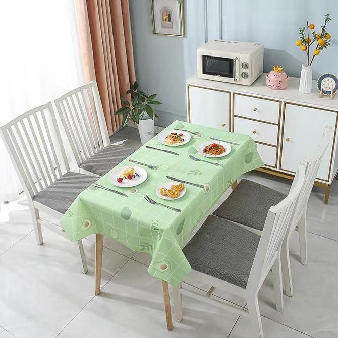 Best Item, Taplak Meja Anti Air Anti Minyak Taplak Meja 137 X 90 Plastik Meja 137 X 180 Taplak Meja 