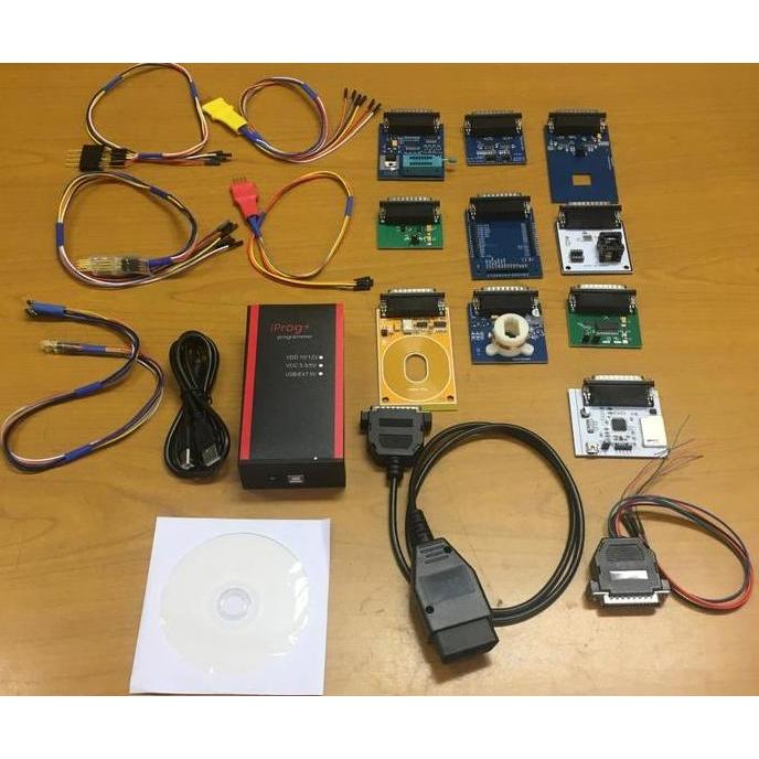 IPROG+ PROGRAMMER V87 FULL ADAPTERS SUPPORT IMMO & MILEAGE CORRECTION ORIGINAL DAN TERPERCAYA