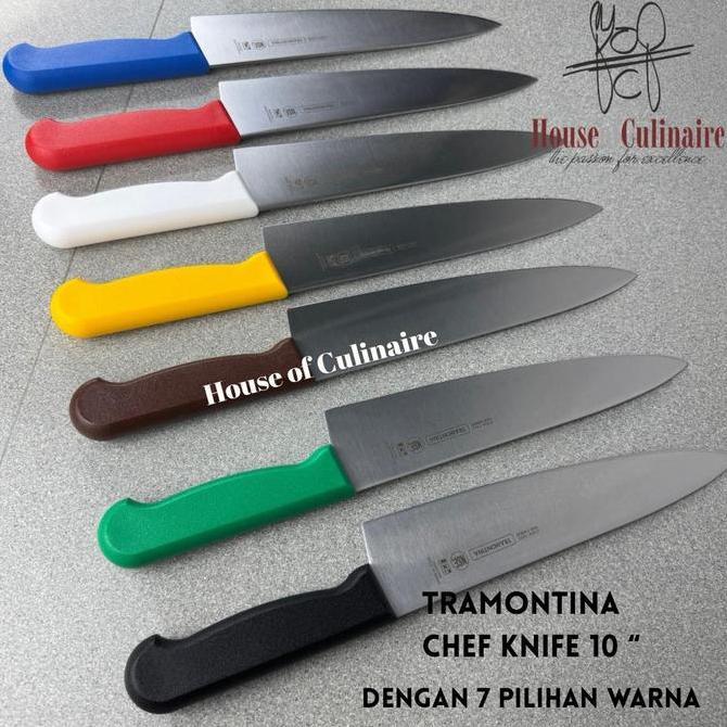 Lengkap- Tramontina Chef Knife 10" Professional Master 10 Inch Chef Meat Knife